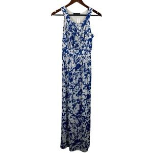 Hailey23 | Kodi Royal Blue White Jersey Maxi Dress New